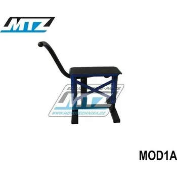 zvedák Stojánek MX (stojan pod motocykl) s kovovou deskou a protiskluzovou gumou - modrý MOD1A-03/02