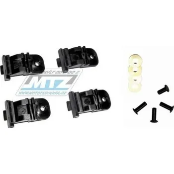 Sada držáků na uchycení pásku na boty pánské Alpinestars Tech 10/8/7/6/3/2 černé AS25BLT10