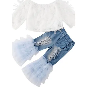 Dívčí halenka a kalhoty L1521 3-4 roky