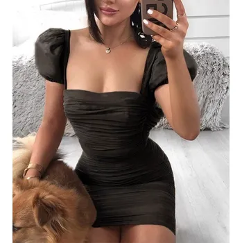 Dámské šaty Pouzdrové mini šaty černá L