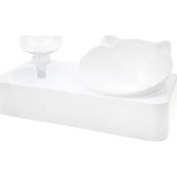 tréninková pomůcka pro psa Miska pro kočky s napáječkou na vodu S