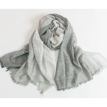 Šála Pánská dvoubarevná šála s proužky J748 7