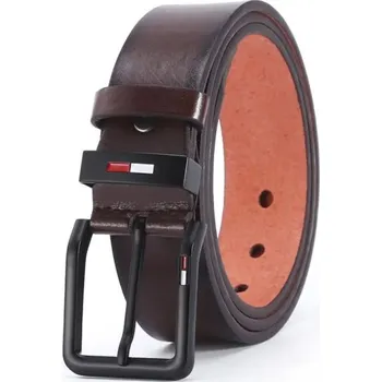 Opasek Pánský opasek z PU kůže 120 x 3,8 cm Se slitinovou kovovou přezkou Elegantní módní doplněk k džínám i obleku Nastavitelný opasek pro muže tmavě hnědá