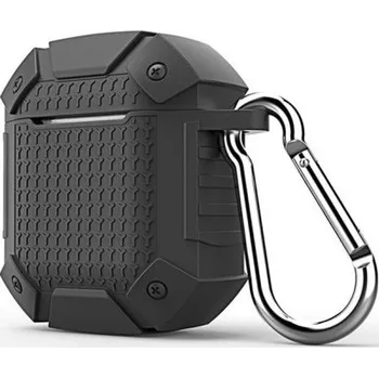 Příslušenství pro sluchátka Obal na pouzdro na Apple Airpods 1 / 2 K2203 černá