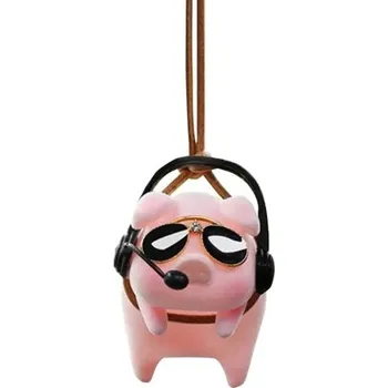 Dekorace do auta prase pilot