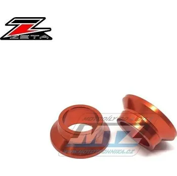 Rozpěrky na osu zadního kola ZETA ZE93-3884 - KTM 125SX+SX150+SX250 / 13-22 + 250SXF+350SXF+450SXF / 13-22 + Husqvarna FC250+FC350+FC450+TC125+TC250 + Gas-Gas - oranžové KTM SX 250 2013-2018