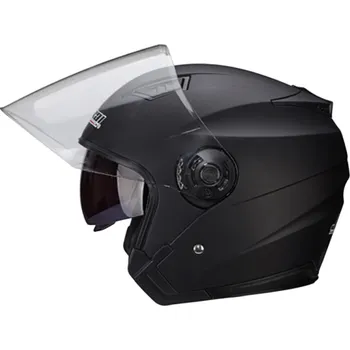 Motocyklové brýle Výklopná helma na motorku s dvojím hledím Integrované sluneční brýle ABS materiál Větrání Bezpečnostní přezka Cestovní moto přilba Matná černá M (57-58 cm)