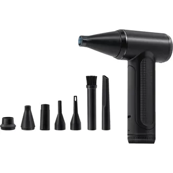 Prachovka Vzduchová pistole na čištění Elektronická bezdrátová prachovka se 7 nástavci Akumulátorový vzduchový čistič Elektrický prachový foukač se stlačeným vzduchem 3300 mAh 14 x 12 x 3,8 cm