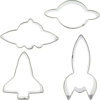 Vykrajovátko Vykrajovátka vesmírná plavidla 4 ks