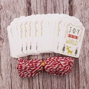 Dárková visačka Vánoční jmenovky 50 ks C617 5