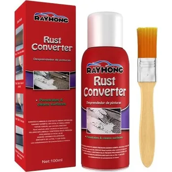 Víceúčelový konvertor a odstraňovač rzi na podvozky aut 100 ml Vodní báze Ochrana proti korozi Příprava před nátěrem