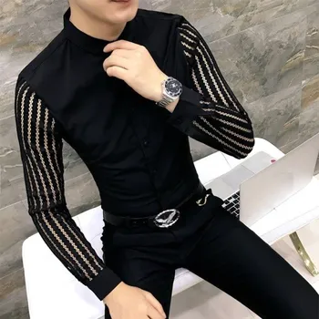 Pánská košile Pánská košile A3092 černá S