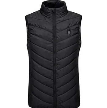 Pánská vesta Pánská vyhřívaná zimní vesta 4 zónová černá XS