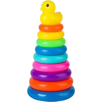 Dřevěná hračka Dětská pyramida 9 pater