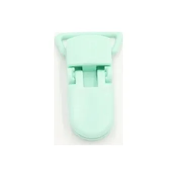 klip na dudlíky Plastový klip na dudlík - 5 ks zelená