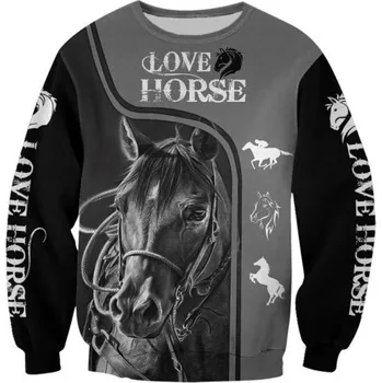 Pánská mikina Pánská mikina kůň F136 XXS
