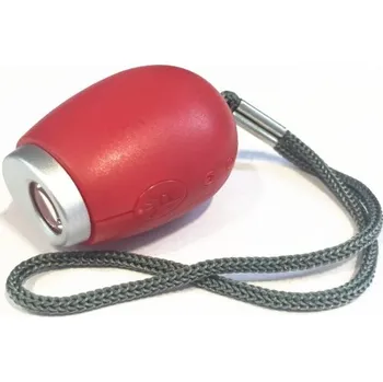 Hodiny Klíčenka s projekcí hodin červená