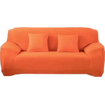 Potah na židli Potah na sedačku Z148 oranžová Křeslo (90 - 140 cm)