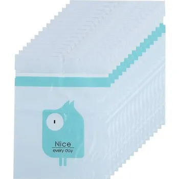 Pytle na odpadky Nalepovací sáčky na odpadky 15 ks tyrkysová