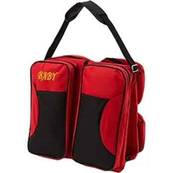 Přebalovací taška Praktická taška na potřeby pro miminko 3v1 J3067 červená