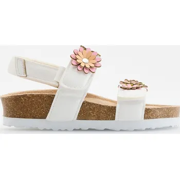 Dětská móda Reserved - Sandály se suchým zipem - bílá - 684DL-00X - 684DL-00X-225