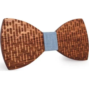 Motýlek Elegantní dřevěný motýlek - gravírovaný J659 1