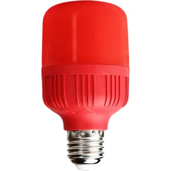 Žárovka Červená Venkovní LED Žárovka E27 10x5 cm 10W Dekorativní Osvětlení Party Světlo Úsporná Žárovka 270° Úhel Světla Dlouhá Životnost 30 000 Hodin