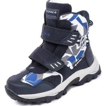 Dívčí holínky Dětské outdoorové boty A2411 tmavě modrá 30