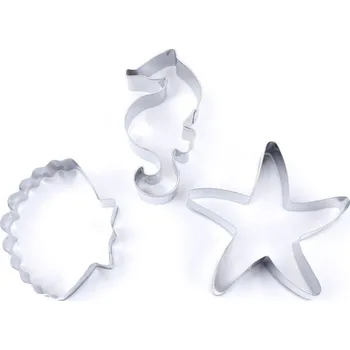 Vykrajovátko Vykrajovátka ve tvaru mořských plodů - 3 ks