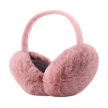 Čepice Huňaté klapky na uši růžová