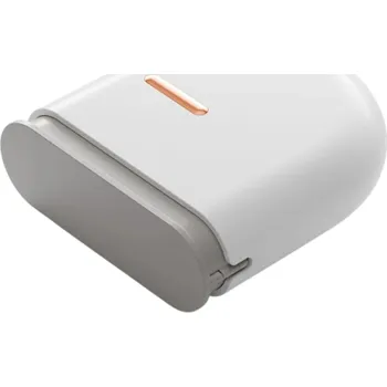 Náhradní hlavice k elektrickému kartáčku Úložná přenosná schránka na umělé zuby Box na protézy Pouzdro na zubní náhrady hygienické skladování Ortodontická krabička s prodyšnými otvory 88 x 96 mm bílá