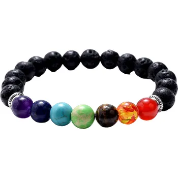 Náramek Korálkový náramek sedmi čaker Z282