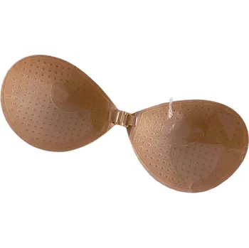 Podprsenka Samodržící nalepovací podprsenka Neviditelná push up podprsenka Opakovaně použitelná silikonová podprsenka béžova B