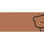 Podložka pod myš a klávesnici K2412 hnědá 30 cm x 70 cm