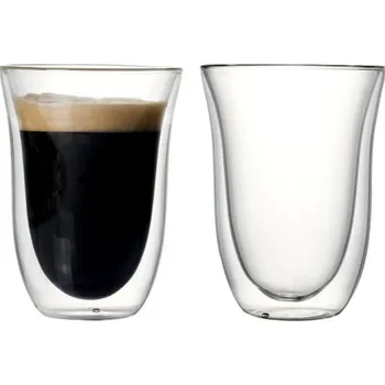 Sklenice Sklenice na kávu s dvojitou stěnou 2 ks