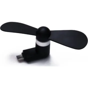 Micro USB větráček černá