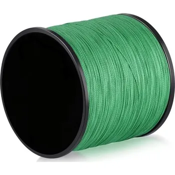 Splétaná rybářská šňůra pro mořský rybolov 300 m 0,28 mm 17,5 kg Pevná odolná pletená šňůra na mořské i sladkovodní rybaření Rybářská šňůra s vysokou nosností zelená