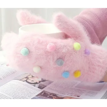 Rukavice Zimní dámské palčáky růžová