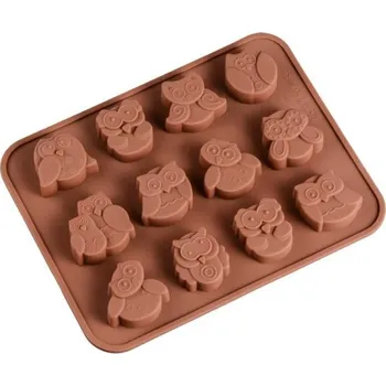 Forma na pečení Forma na čokoládu vzor sovy