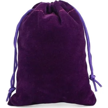 Dárková taška Sametový dárkový sáček 50 ks fialová XL