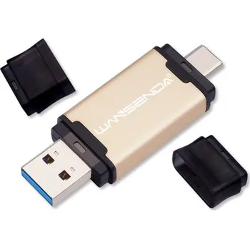 Ukládání dat USB OTG flash disk H27 zlatá 16GB