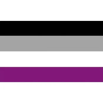Vlajka Vlajka asexuální hrdosti 90 x 150 cm