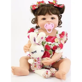 Panenka Realistická panenka s doplňky 55 cm