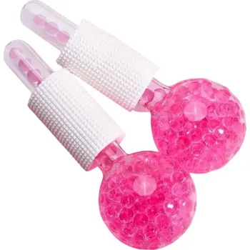 Masážní pomůcka s kuličkami na obličej a tělo Teplá a studená terapie Zmírnění otoků Zpevnění pokožky Relaxace a regenerace Rozjasnění pleti