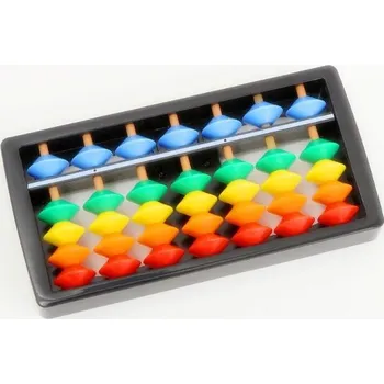 Dřevěná hračka Dětské počítadlo s barevnými korálky