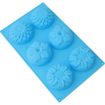 Forma na odlévání Silikonová forma květiny modrá