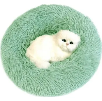 Pelíšek pro psa Měkký pelíšek pro kočky a malé psy zelená 50 cm