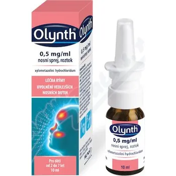 Lék na kašel, rýmu a nachlazení DELPHARM ORLÉANS Olynth 0.5mg/ml nas.spr.sol.1x10ml I 0,5MG/ML NAS SPR SOL 1X10ML I