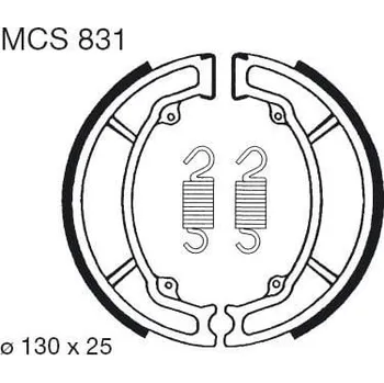 Motodíl Brzdové čelisti LUCAS MCS 831 HONDA CN 250 Helix 1988-1992