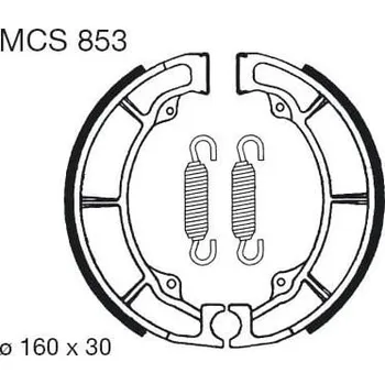 Motodíl Brzdové čelisti LUCAS MCS 853 KAWASAKI EN 500 1990-1991